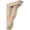 Ekena Millwork Funston Traditional Smooth Bracket w/ Offset Brace, Douglas Fir, 5 1/2"W x 16"D x 24"H BKT0604X16X24FST01SDF - alternate 1